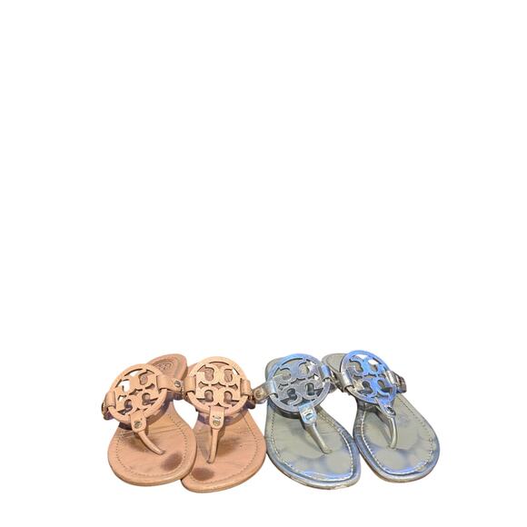 Women's Tory Burch sandals set of 2 size 7 - Picture 1 of 9